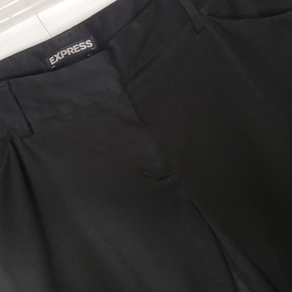 Express Black Editor Dress Pants size 8 LONG - Picture 2 of 5